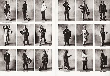 Irving Penn’s New York Small Trades portraits in American Vogue, July 1951. Credit: Condé Nast